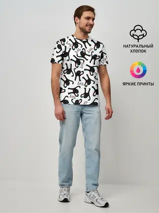 Мужская базовая футболка / ЪУЪ СЪУКА ГЛИТЧ