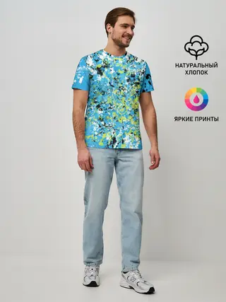 Мужская базовая футболка / Абстракция