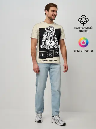 Мужская базовая футболка / Apex Legends Wattson