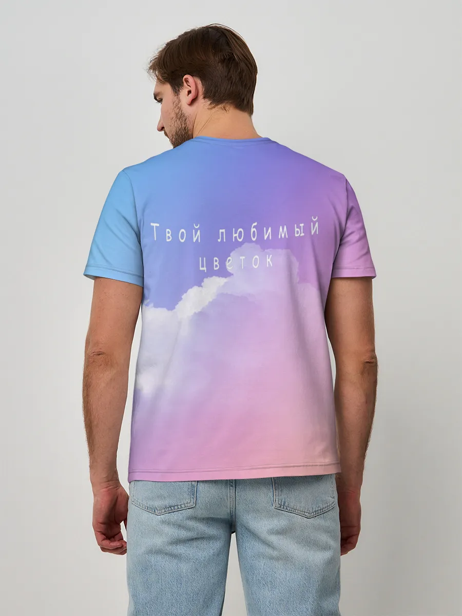 Мужская базовая футболка / Незабудка | Тима Белорусских