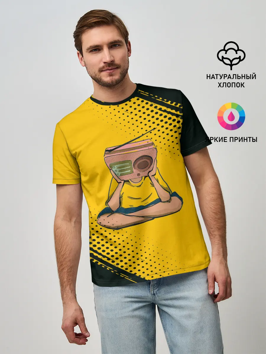 Мужская базовая футболка / Radiohead | Радиохед | Лого