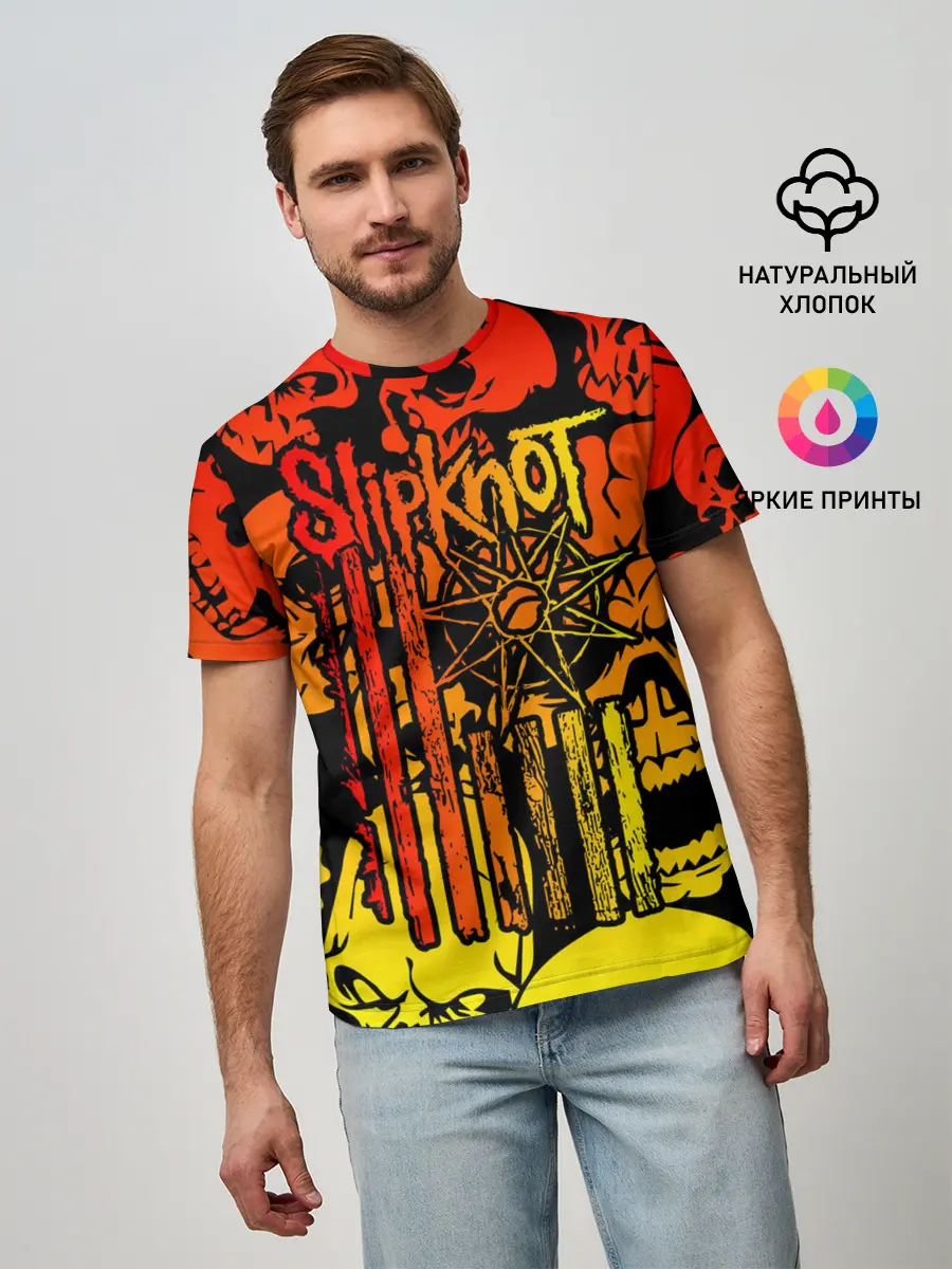 Мужская базовая футболка / Slipknot