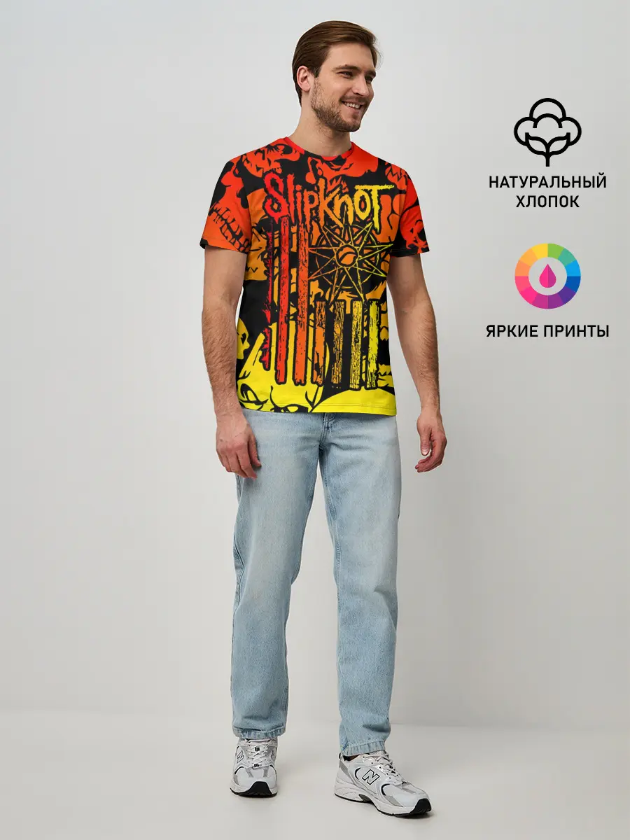 Мужская базовая футболка / Slipknot