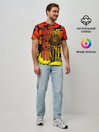 Мужская базовая футболка / Slipknot