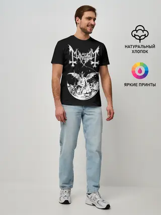 Мужская базовая футболка / Mayhem