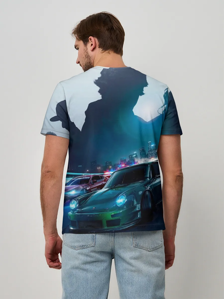 Мужская базовая футболка / Need for Speed