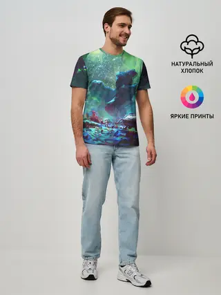 Мужская базовая футболка / КОСМОС:КОСМОНАВТ