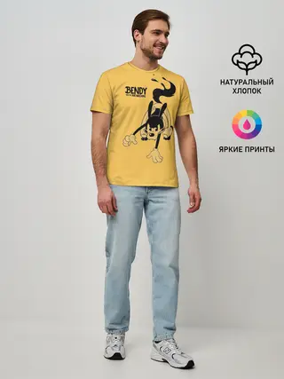 Мужская базовая футболка / Bendy And The Ink Machine