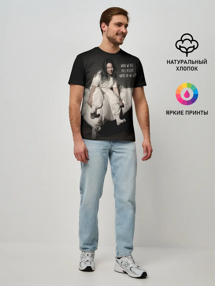 Мужская базовая футболка / Billie Eilish