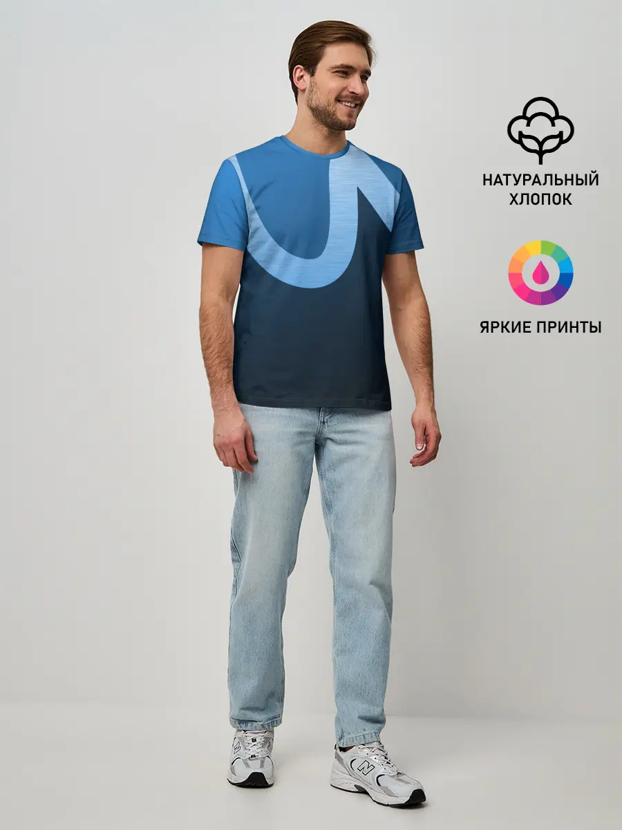 Мужская базовая футболка / WAVE