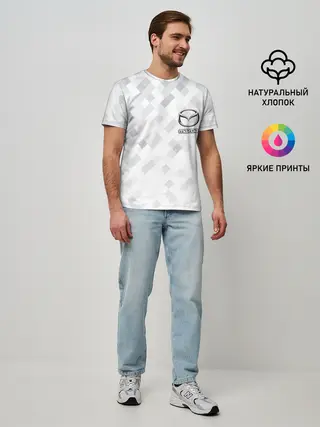 Мужская базовая футболка / MAZDA