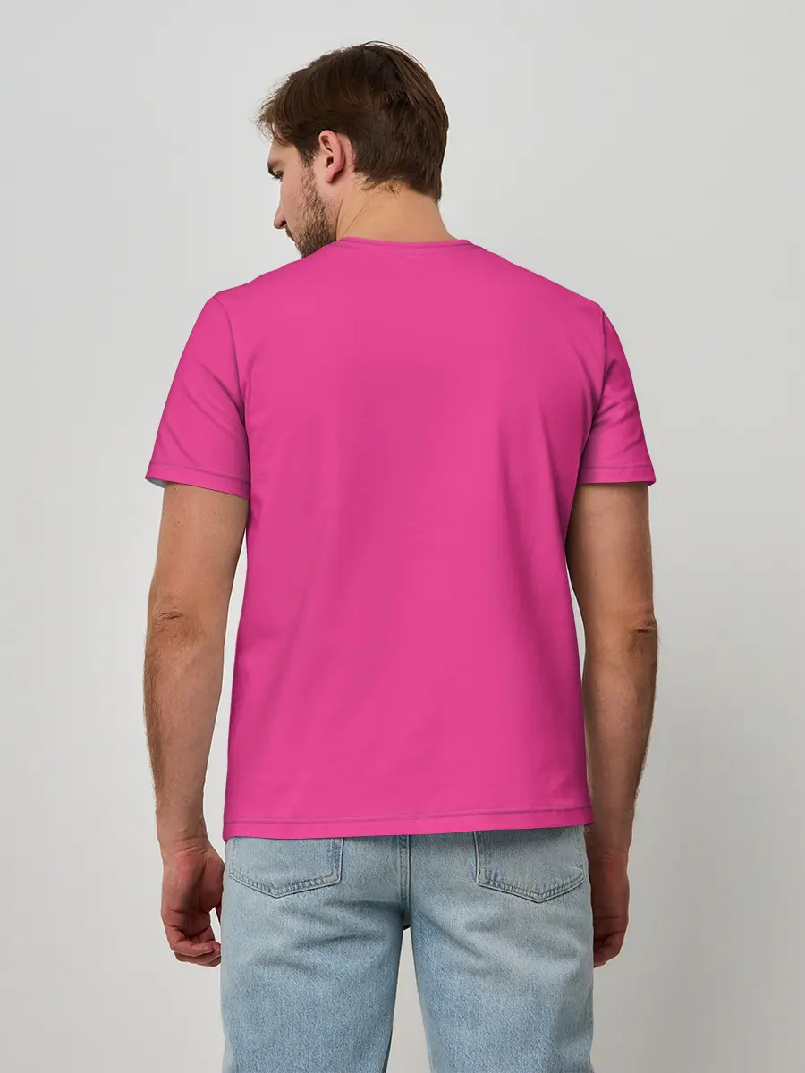 Мужская базовая футболка / жираф в очках