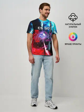 Мужская базовая футболка / cs:go