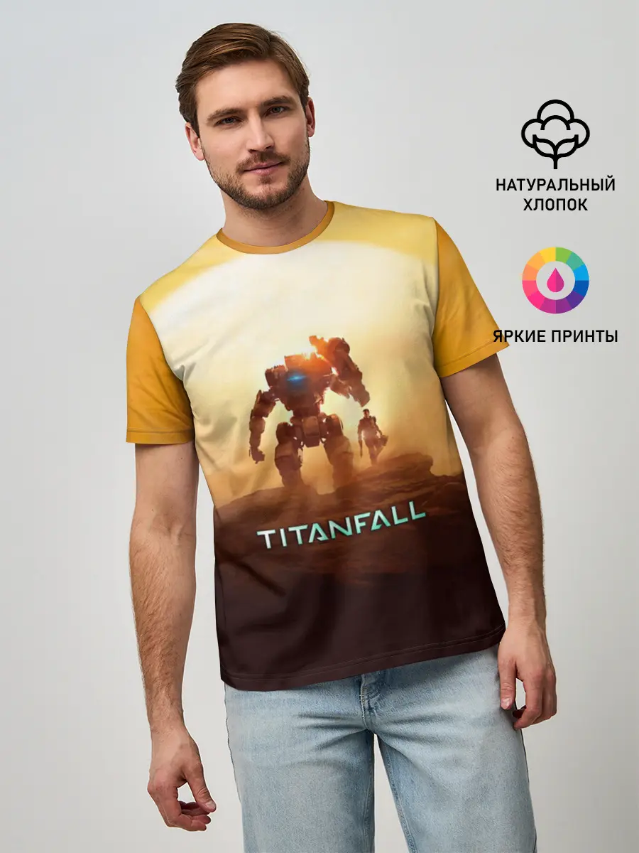 Мужская базовая футболка / Titanfall