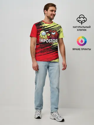 Мужская базовая футболка / AMONG US