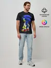 Мужская базовая футболка / Sonic