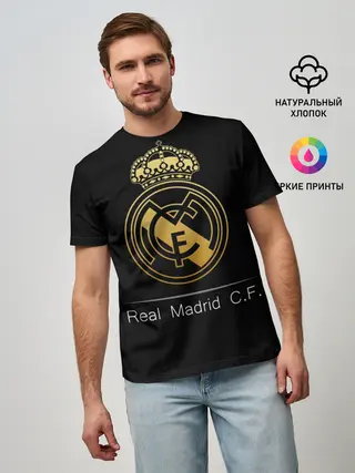 Мужская базовая футболка / Real Gold Edition