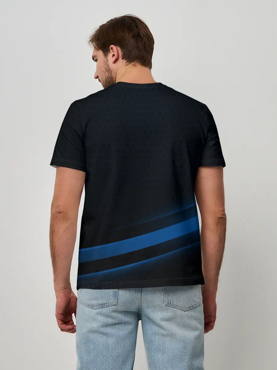 Мужская базовая футболка / Subaru, sport style