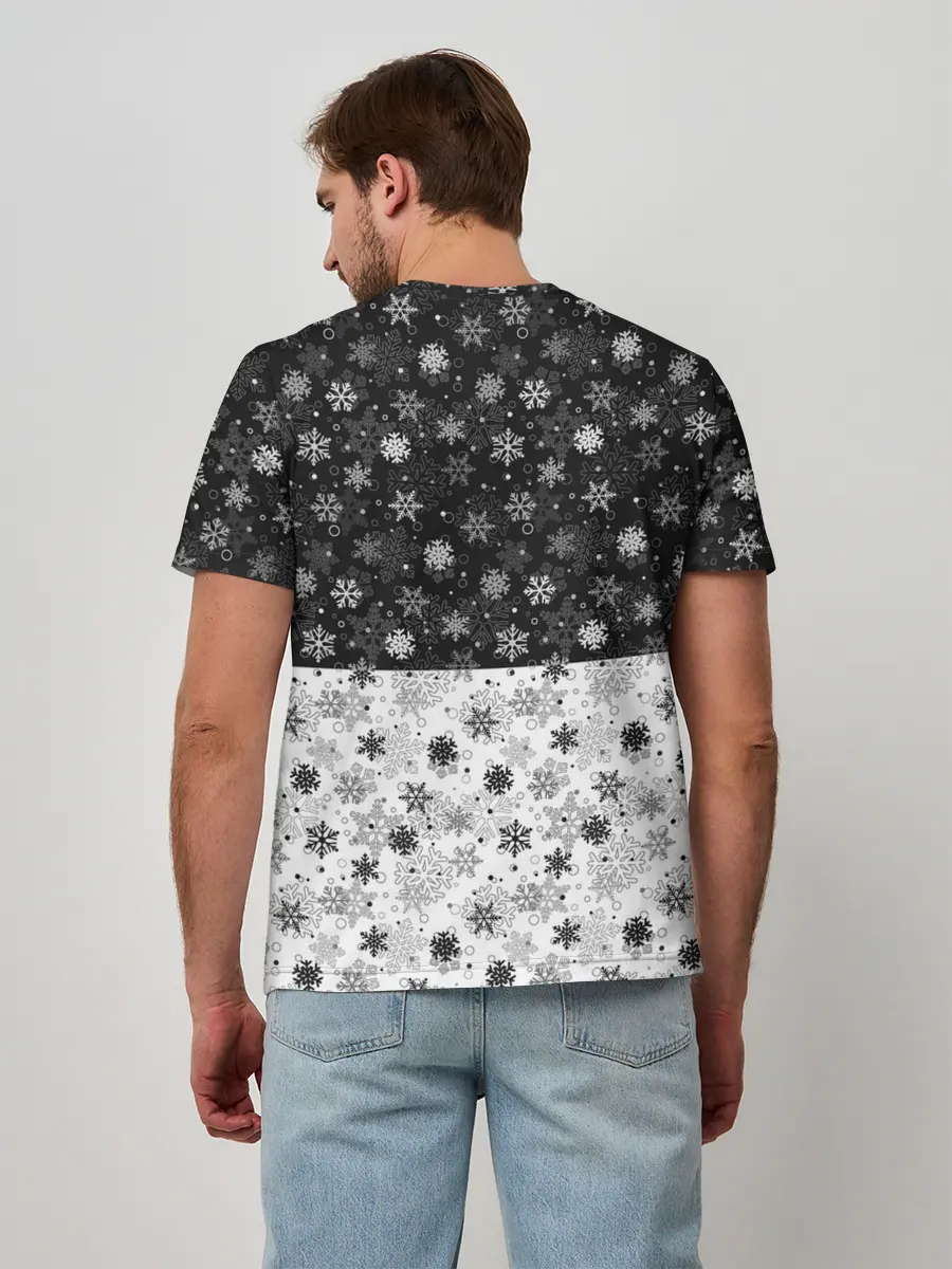 Мужская базовая футболка / С Новым Годом