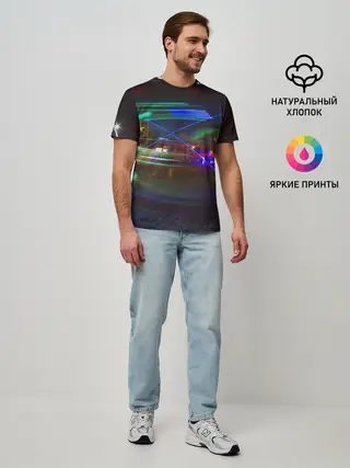 Мужская базовая футболка / Neon