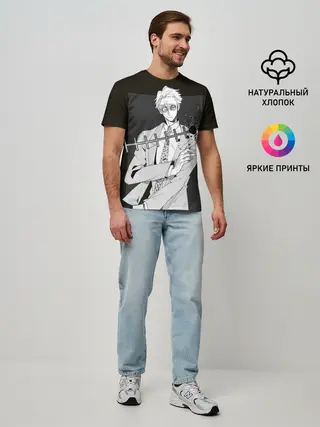 Мужская базовая футболка / Нанами Магическая Битва