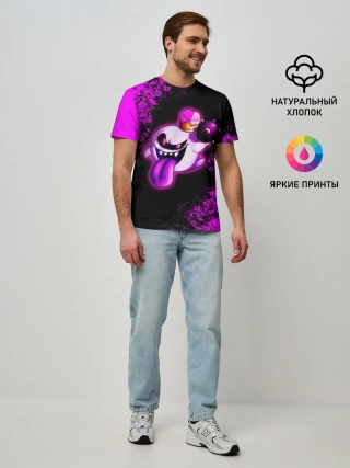 Мужская базовая футболка / Luigis Mansion