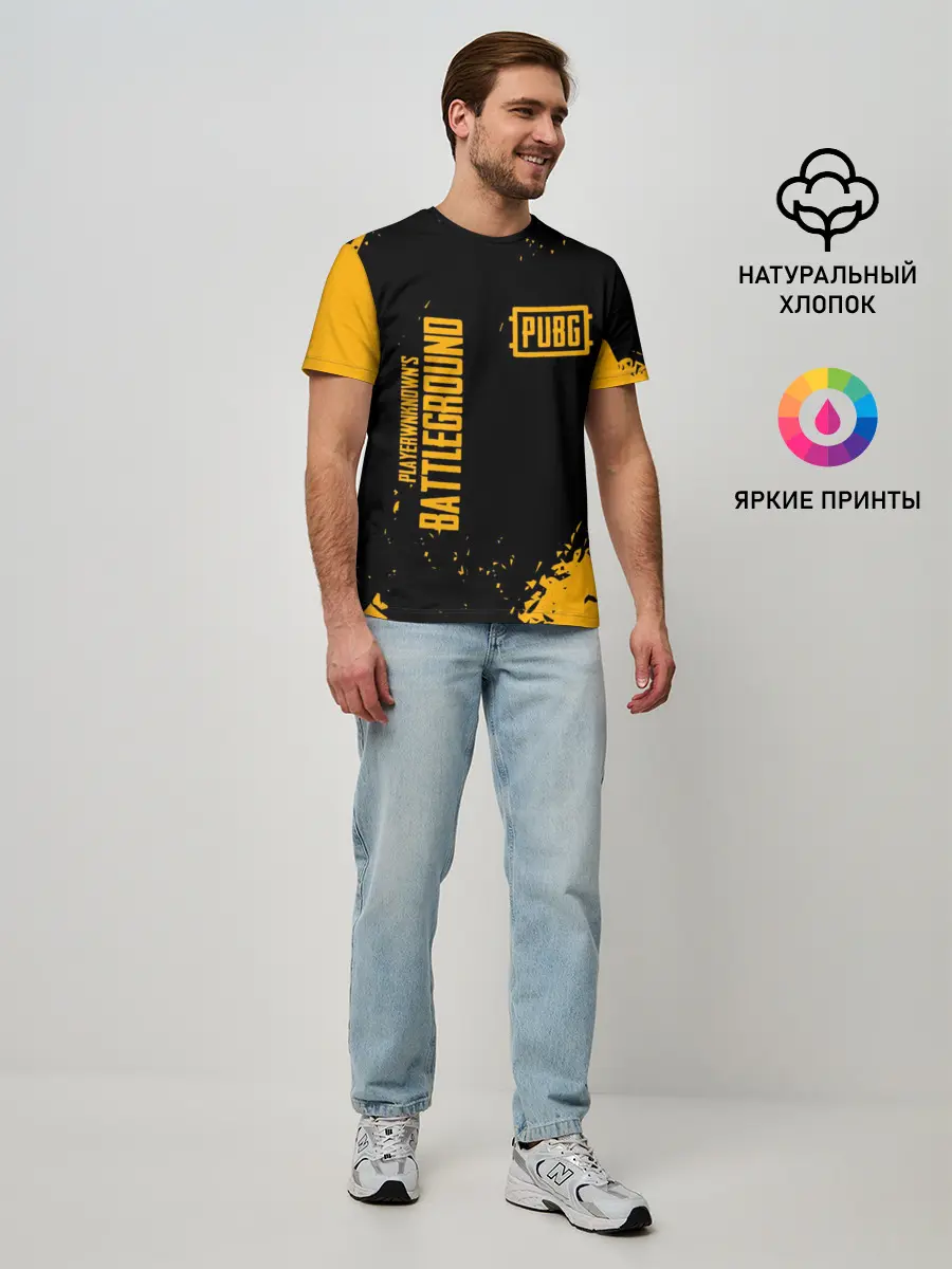 Мужская базовая футболка / PUBG | ПАБГ