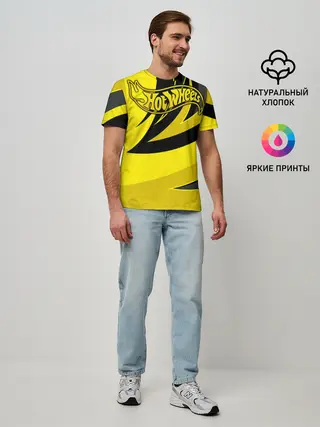 Мужская базовая футболка / Hot Wheels