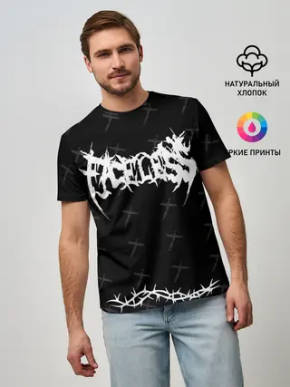 Мужская базовая футболка / Безликий