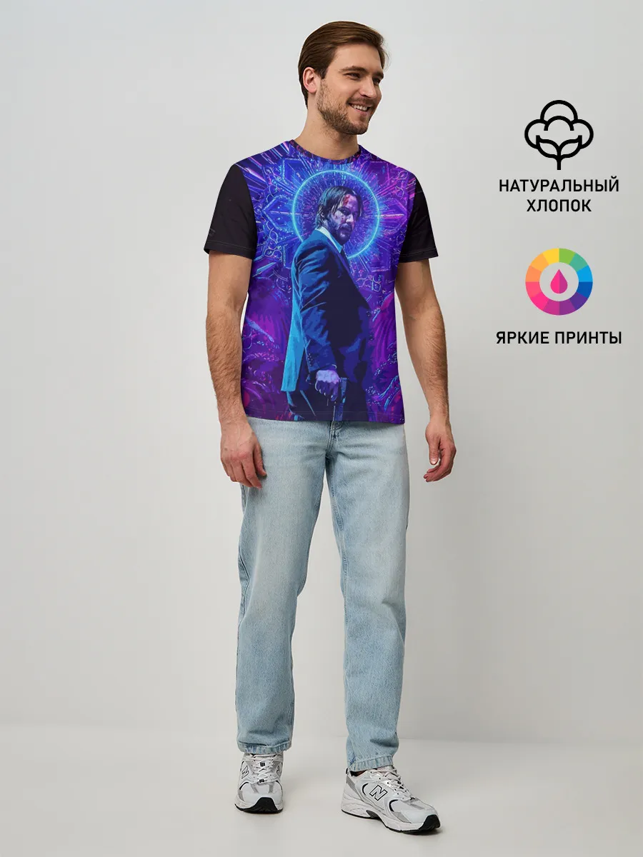 Мужская базовая футболка / John Wick