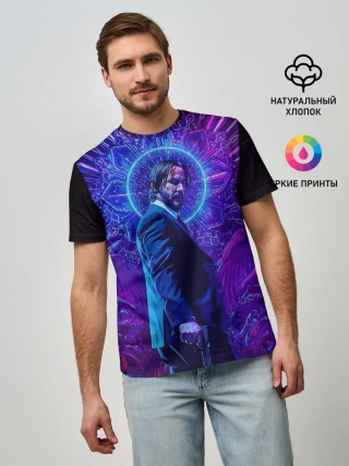 Мужская базовая футболка / John Wick