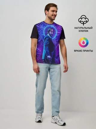 Мужская базовая футболка / John Wick