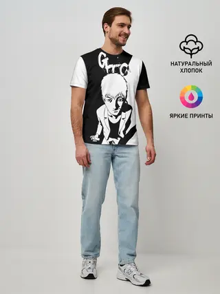 Мужская базовая футболка / Onizuka oldschool anime