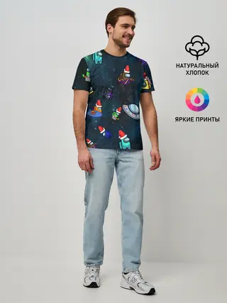 Мужская базовая футболка / Among Us 2021