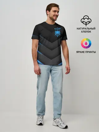 Мужская базовая футболка / The Witcher 3: Wild Hunt