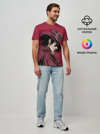 Мужская базовая футболка / Алукард