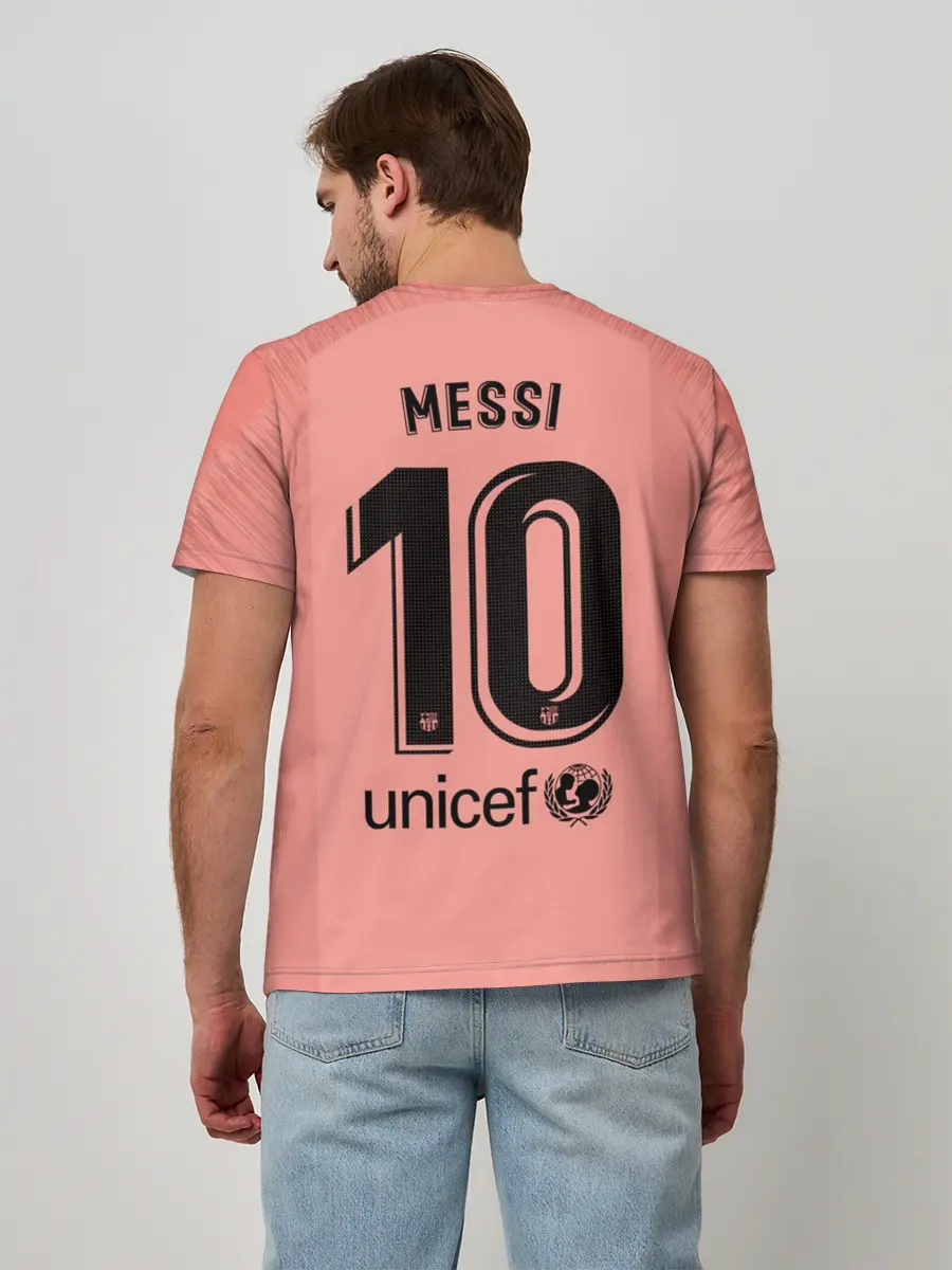 Мужская базовая футболка / Messi alternative 18-19