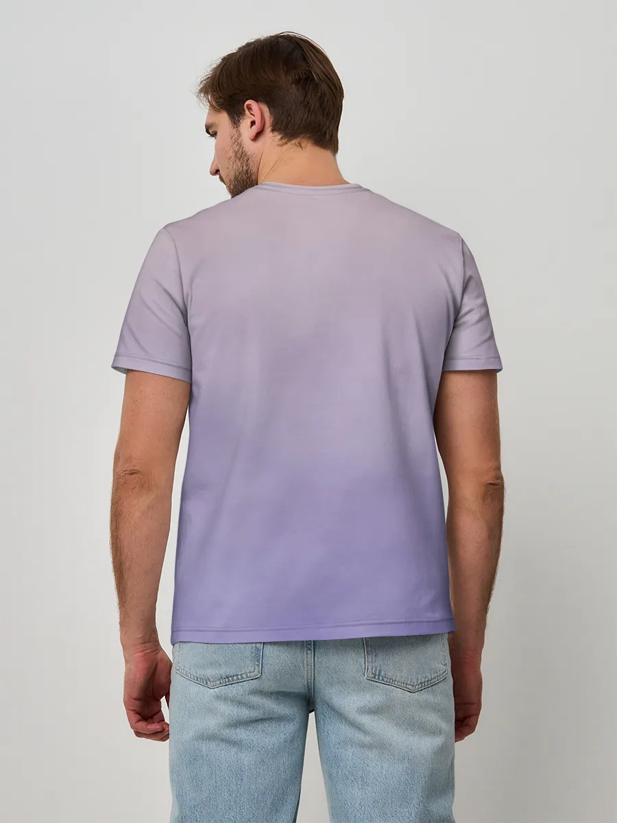 Мужская базовая футболка / Гимнастка на полотне