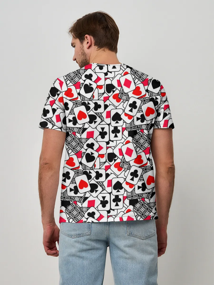 Мужская базовая футболка / Игральные карты