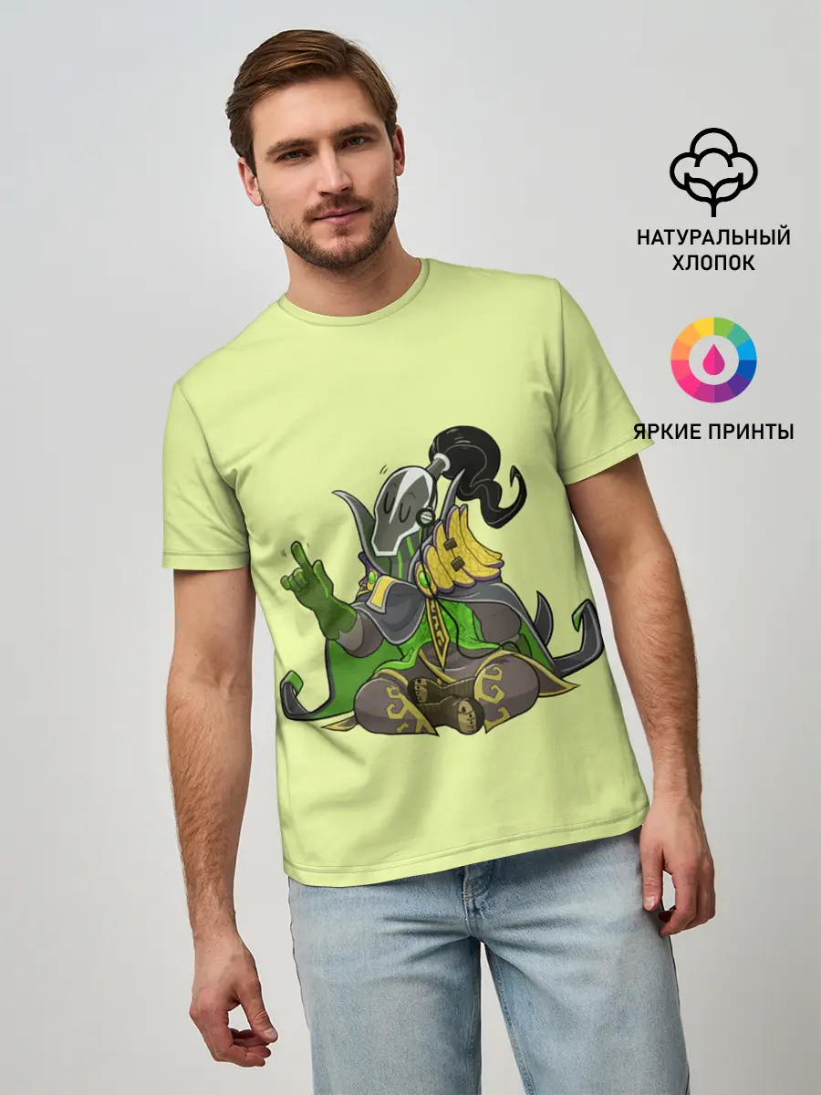 Мужская базовая футболка / Музыкальный Рубик | Dota 2