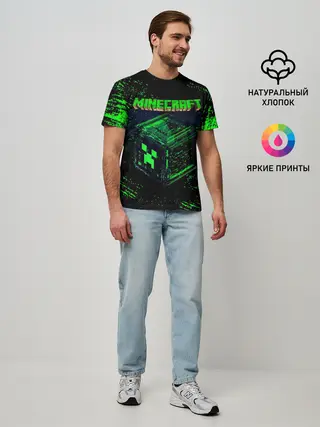 Мужская базовая футболка / MINECRAFT