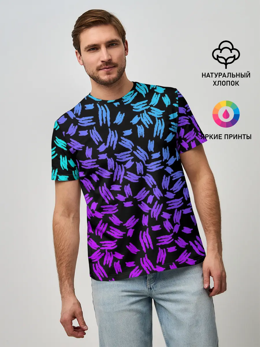 Мужская базовая футболка / PATTERN MONSTER ENERGY