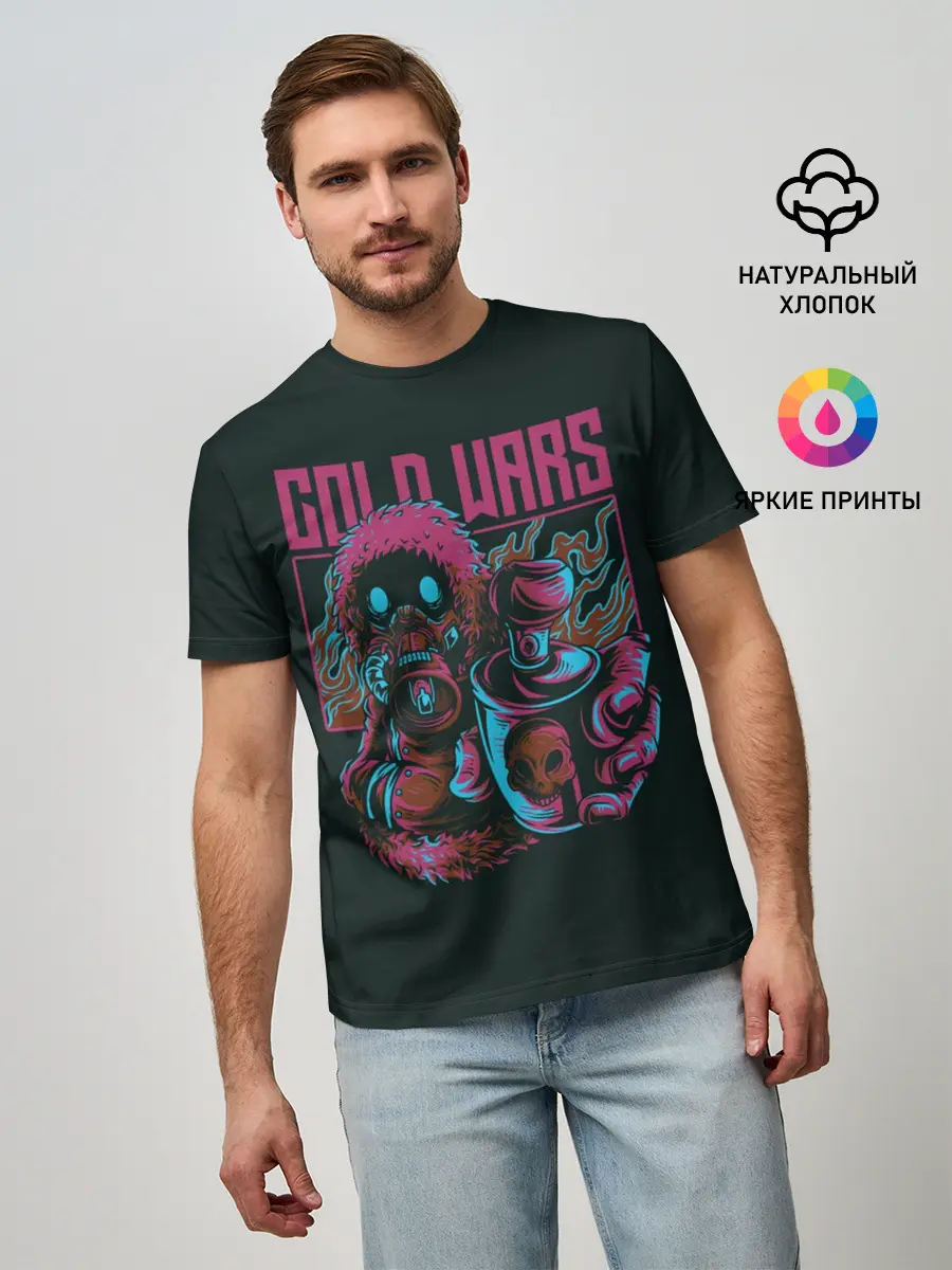 Мужская базовая футболка / Граффити