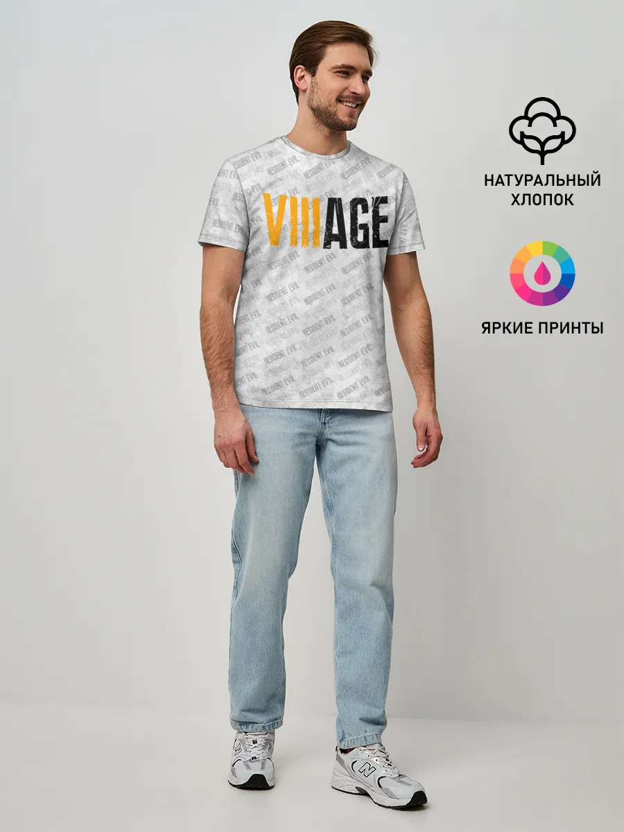 Мужская базовая футболка / VILLAGE | ДЕРЕВНЯ ОБИТЕЛЬ ЗЛА