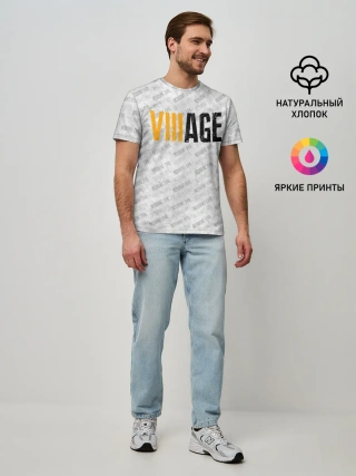 Мужская базовая футболка / VILLAGE | ДЕРЕВНЯ ОБИТЕЛЬ ЗЛА