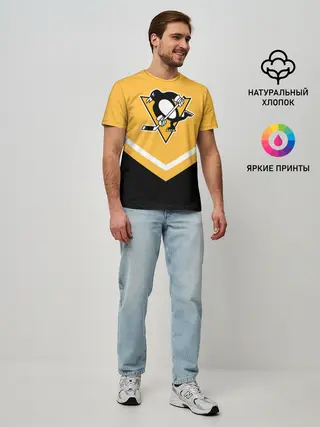 Мужская базовая футболка / Pittsburgh Penguins
