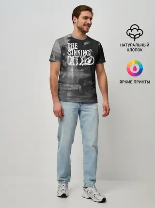 Мужская базовая футболка / The Sinking City