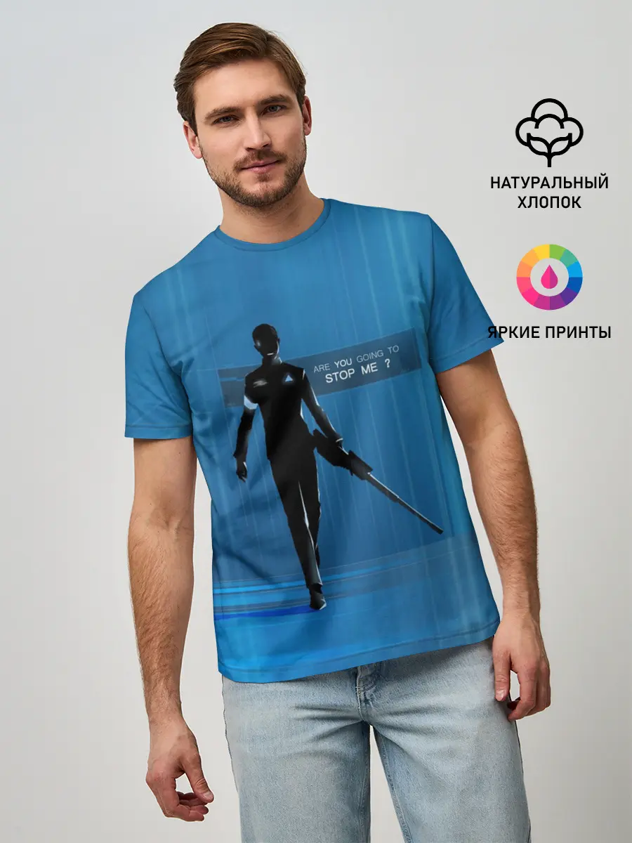 Мужская базовая футболка / Detroit: Become Human