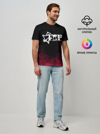 Мужская базовая футболка / 5FDP | RED SMOKE