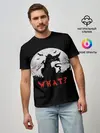 Мужская базовая футболка / What Cat